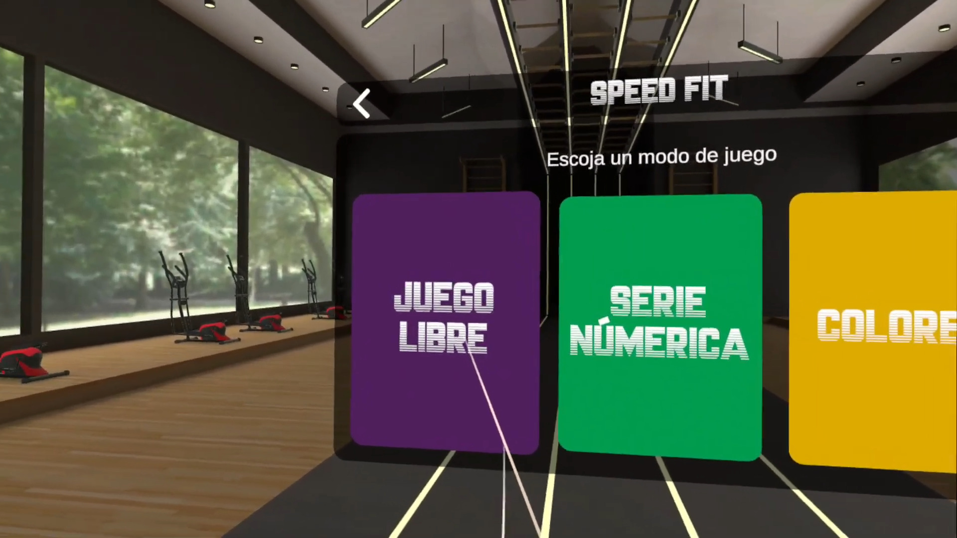 Captura del proyecto SpeedFit